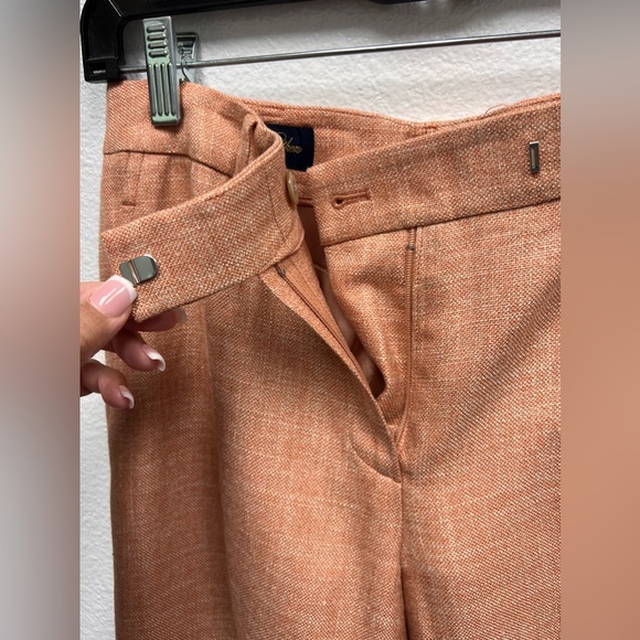 Brookes Brothers NWT Silk Blend Tweed Trousers Size 2P - Picture 4 of 10